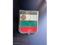 Σοσιαλιστικό Ρετρό Αυτοκινητιστικό Έμβλημα Πινακίδα ΛΔΒ