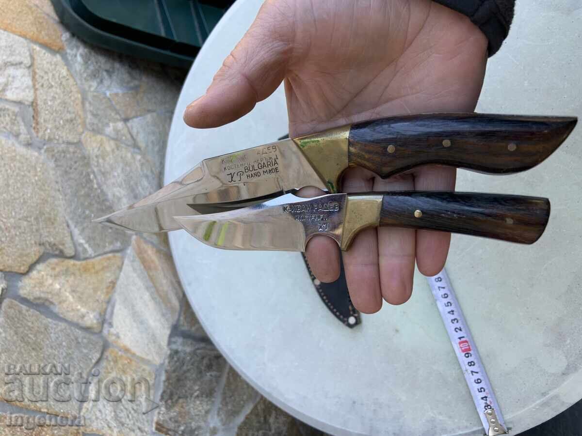 Delivery of KNIFE TWO HUNTING KNIVES ORIGINAL NEW BY MASTER IVAN RADEV