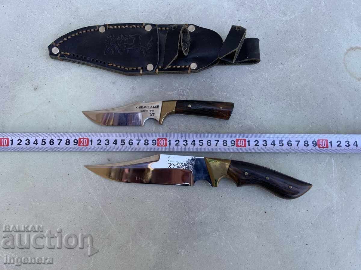 KNIFE TWO HUNTING KNIVES ORIGINAL NEW BY MASTER IVAN RADEV