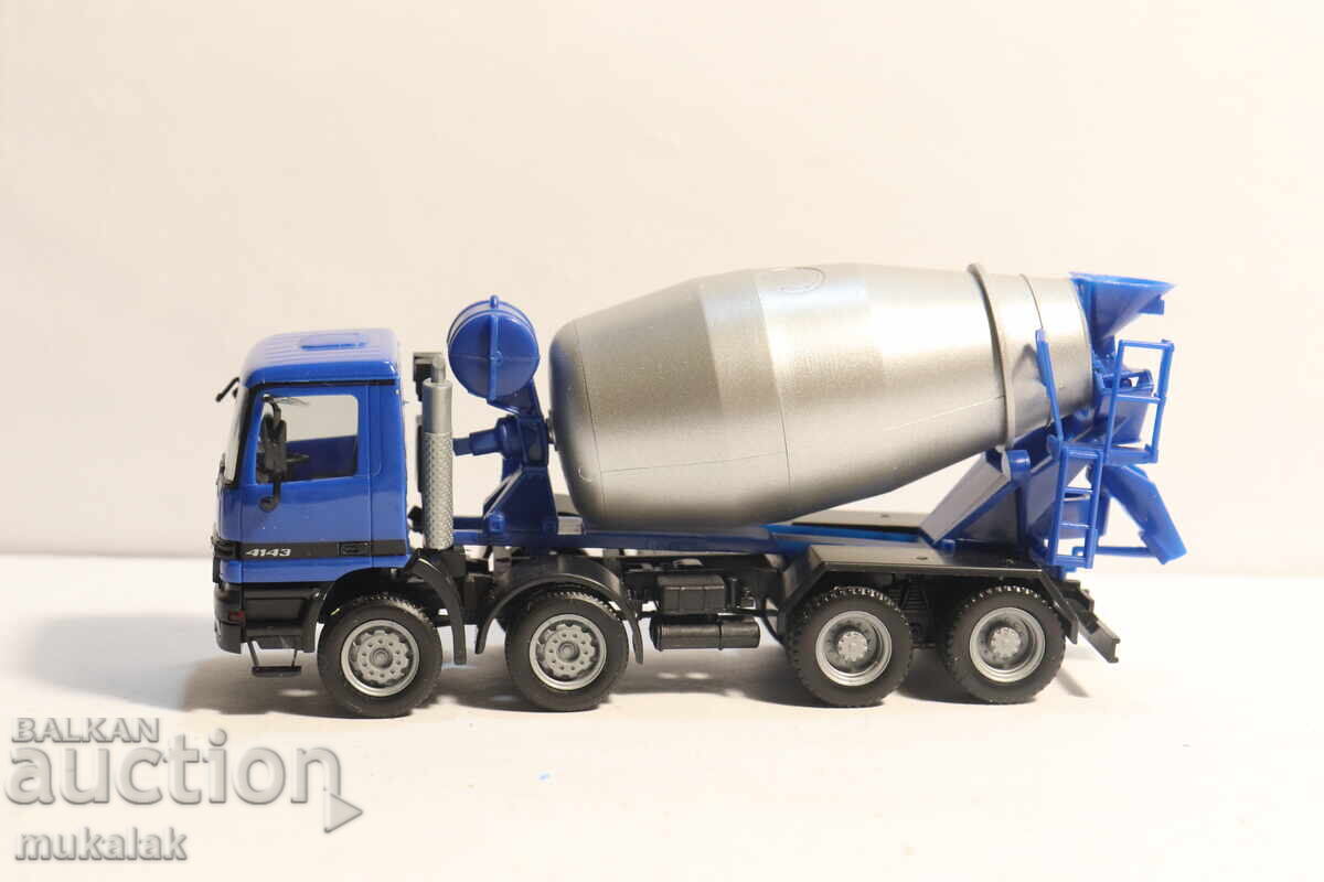 HERPA 1/87 MERCEDES ACTROS BETONIERĂ MIXER CAMION MODEL