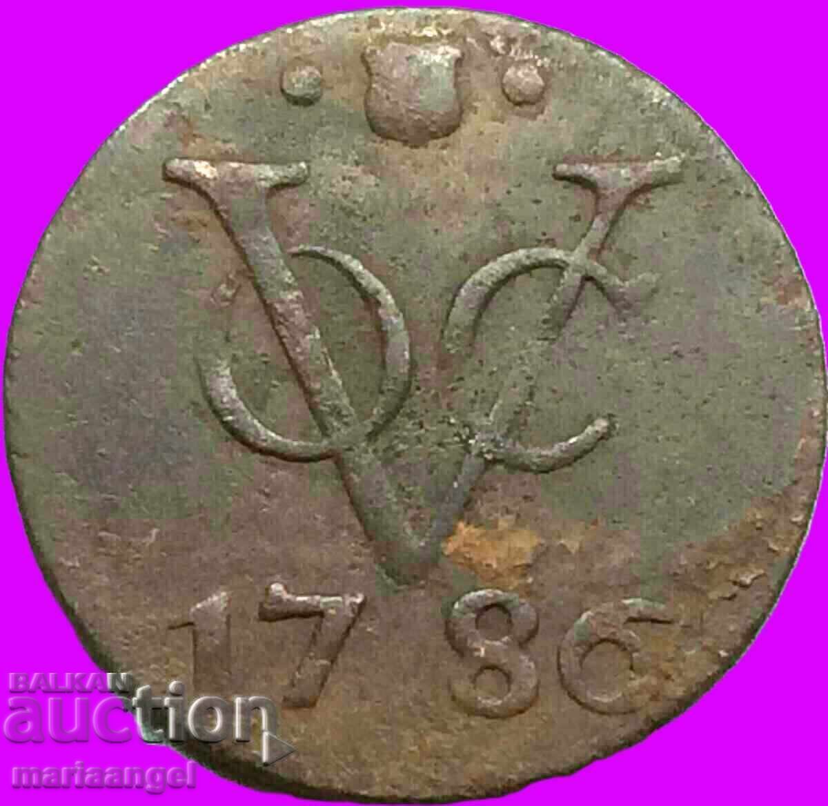 Нидерландия 1782 1 Дуит Цент провинция Утрехт с цена € 6.50 | 12.71 лв.