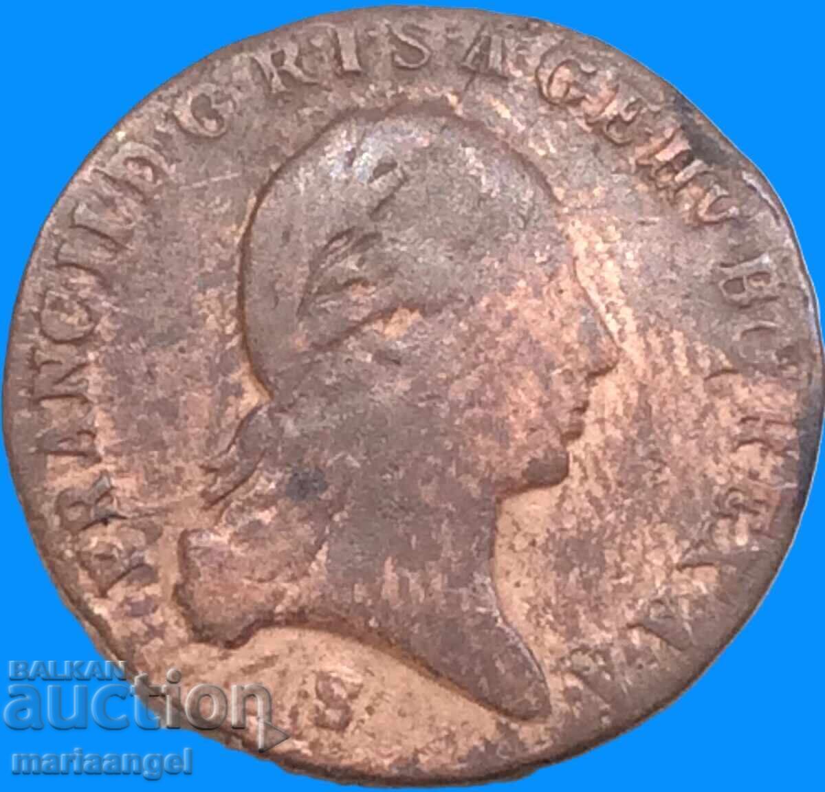 Licitație Austria 1 Kreuzer 1800 S - Schmolnitz Franz II Împărat
