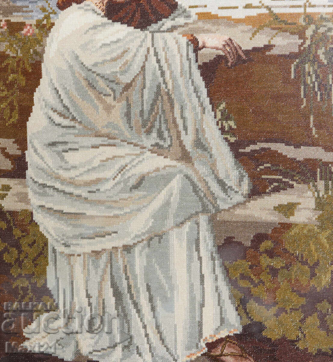 Παράδοση Χειροποίητο γοβλέν "Ιφιγένεια" με κορνίζα