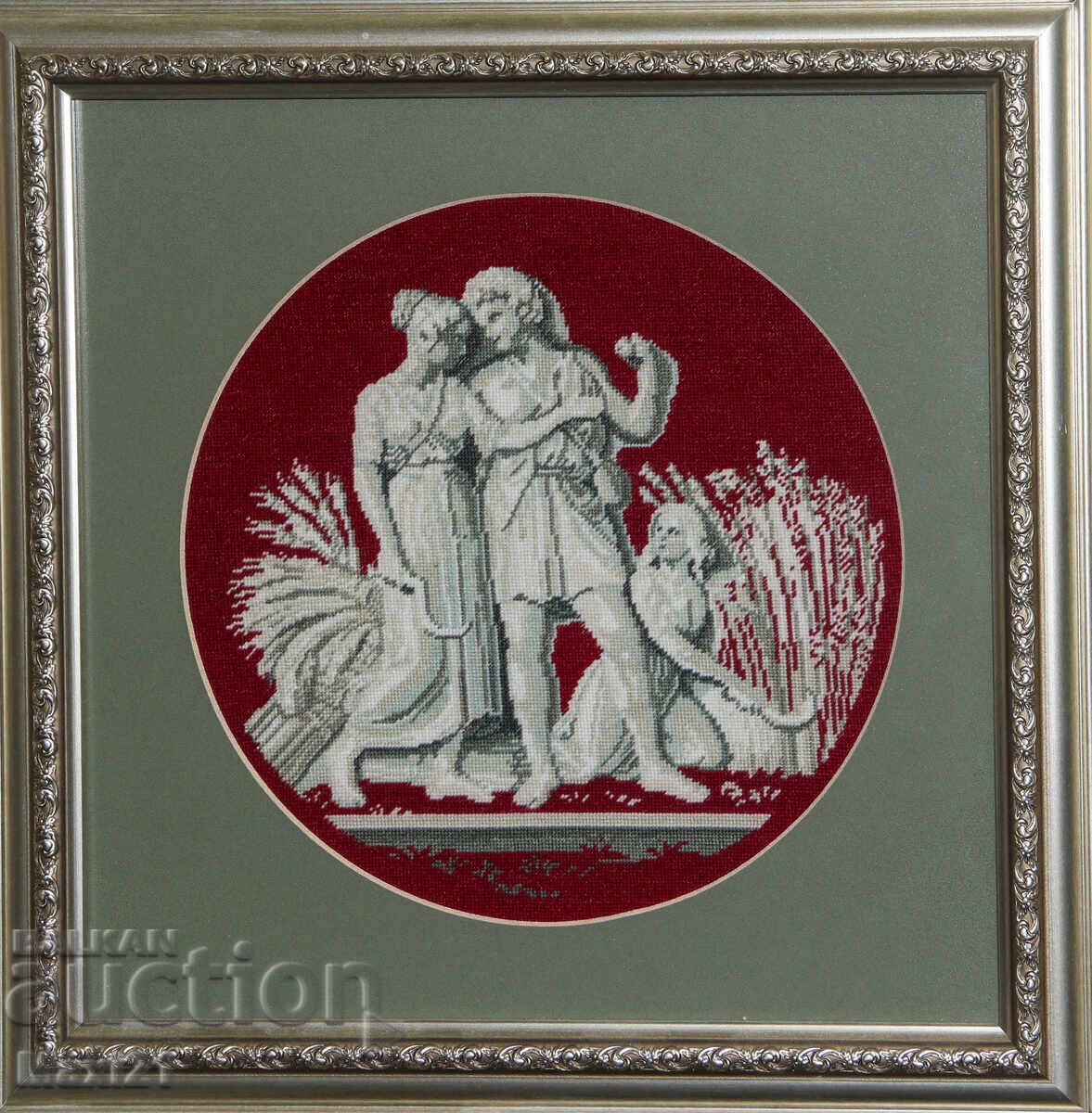 Ръчно изработен гоблен " Лято " рамка