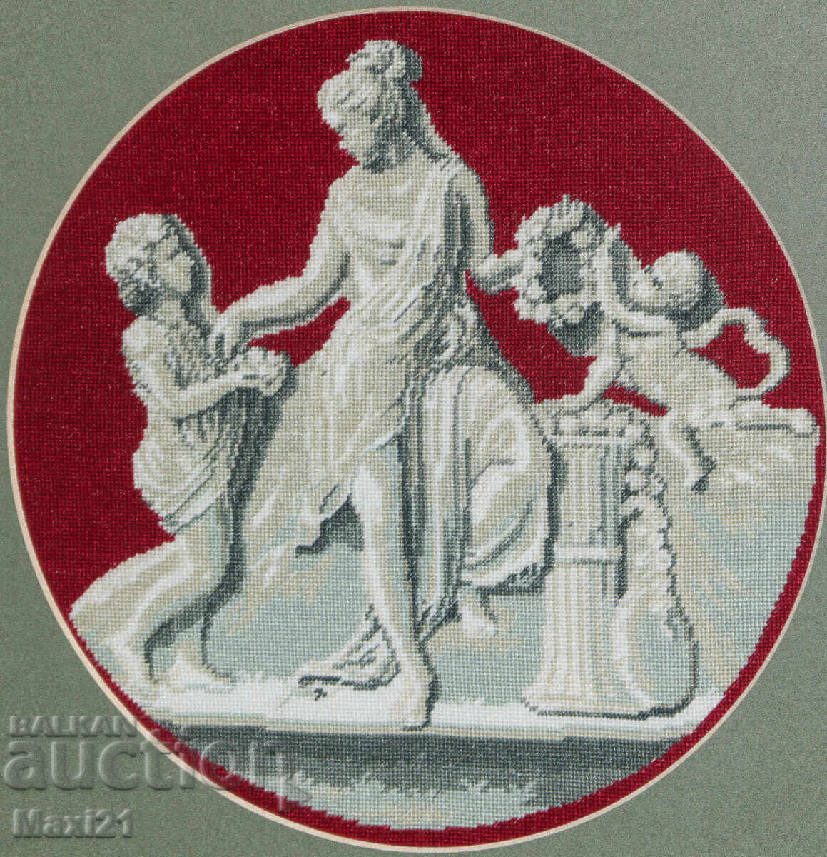 Livrarea Goblen lucrat manual "Primăvară" cu ramă