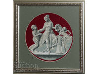 Ръчно изработен гоблен " Пролет " рамка