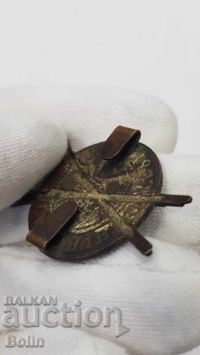 Рядък Руски Царски Знак - "За Отлична Стрелба - 1880-1900" - 6