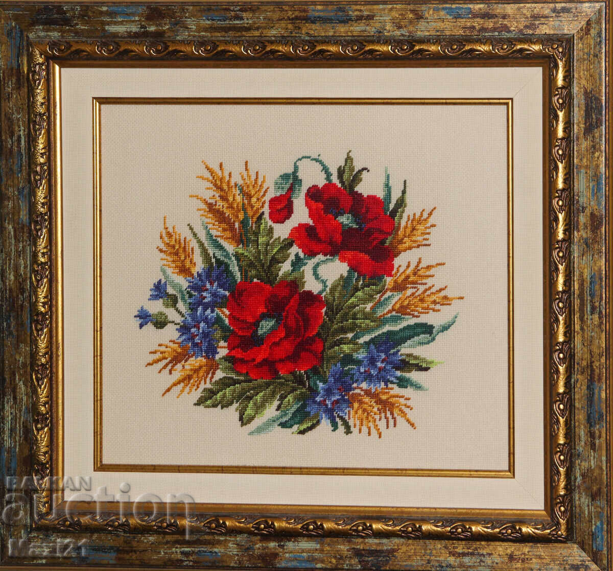 Goblen "Natură moartă cu maci" ramă