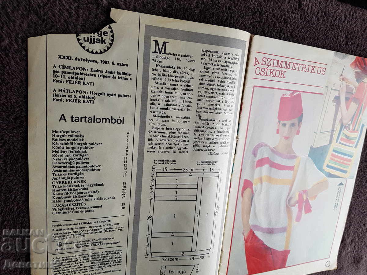 Licitație Revista "Furge ujjak" - Nr. 6, 1987, Ungaria