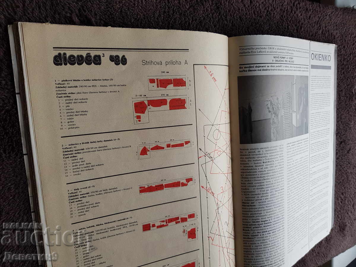Revista "Dievca" - Nr. 3, 1986, Cehoslovacia - 7