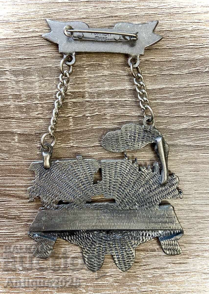 Паметен знак 19 S.C. Aberssee 1974 – 2 Int. Wandertag с цена € 8.00 | 15.65 лв.