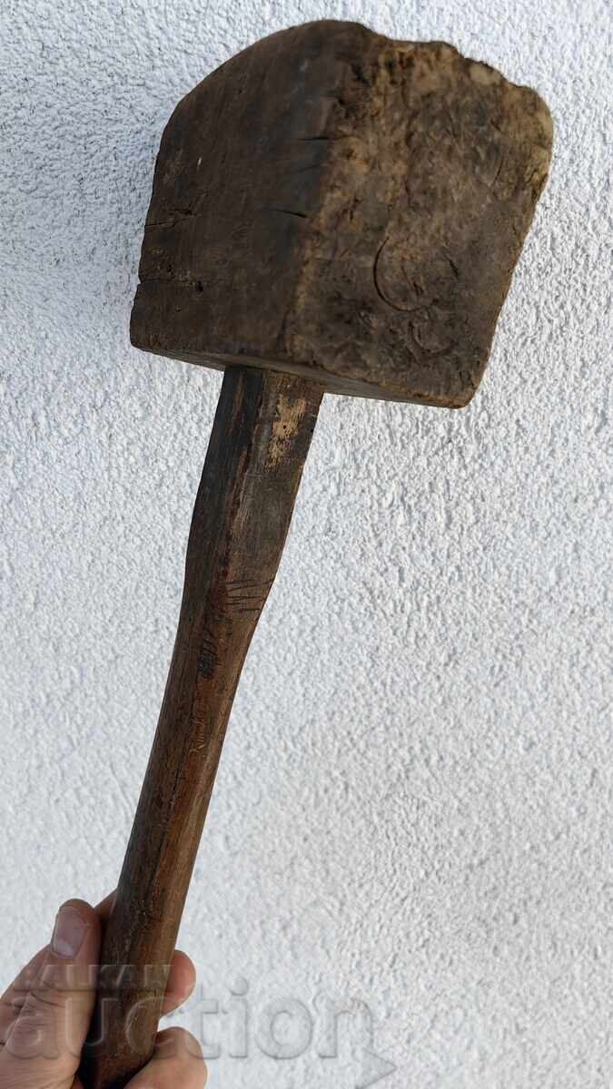 MARE CIOCAN DE LEMN RAR, NESCĂZUT