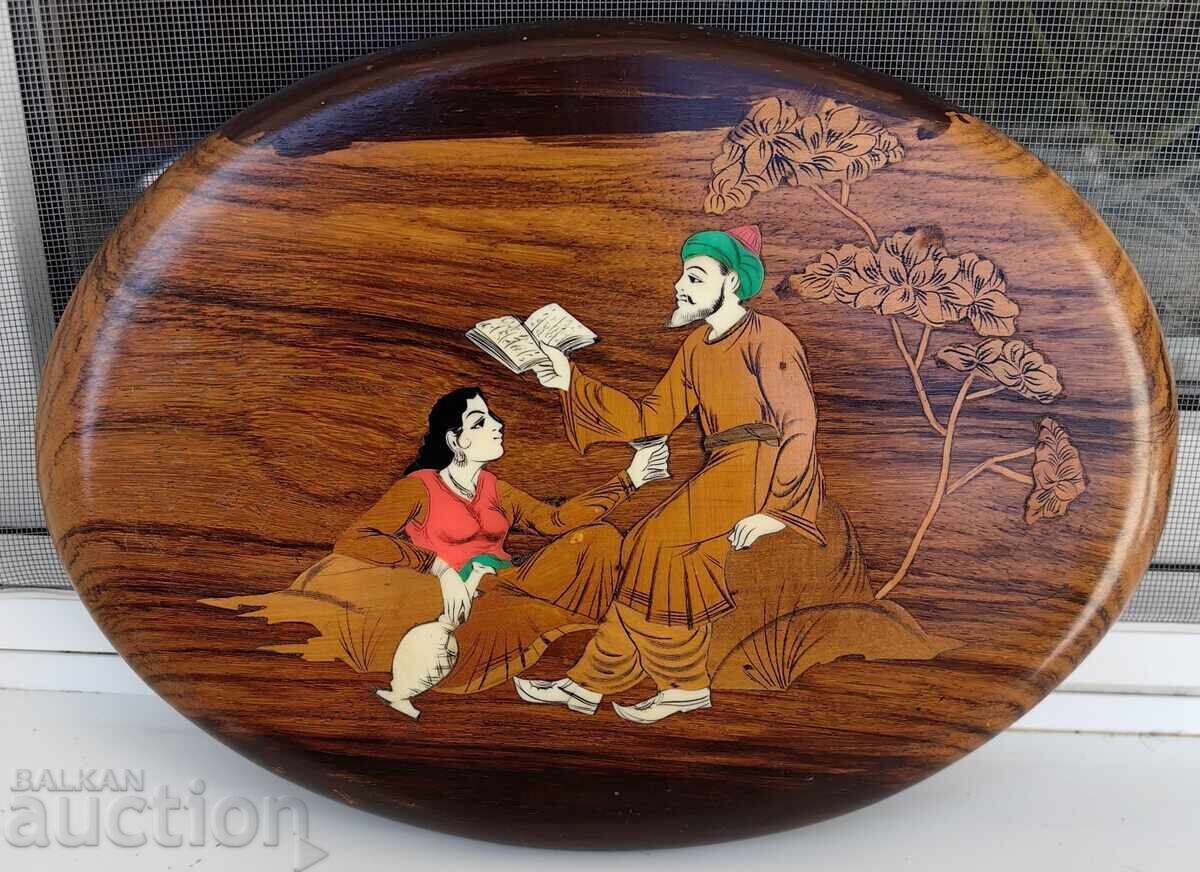 Delivery of Muslim Wooden Panel Cost Costen Intarsia Picture Islam Delivery of Muslim Wooden Panel Cost Costen Intarsia Picture Islam