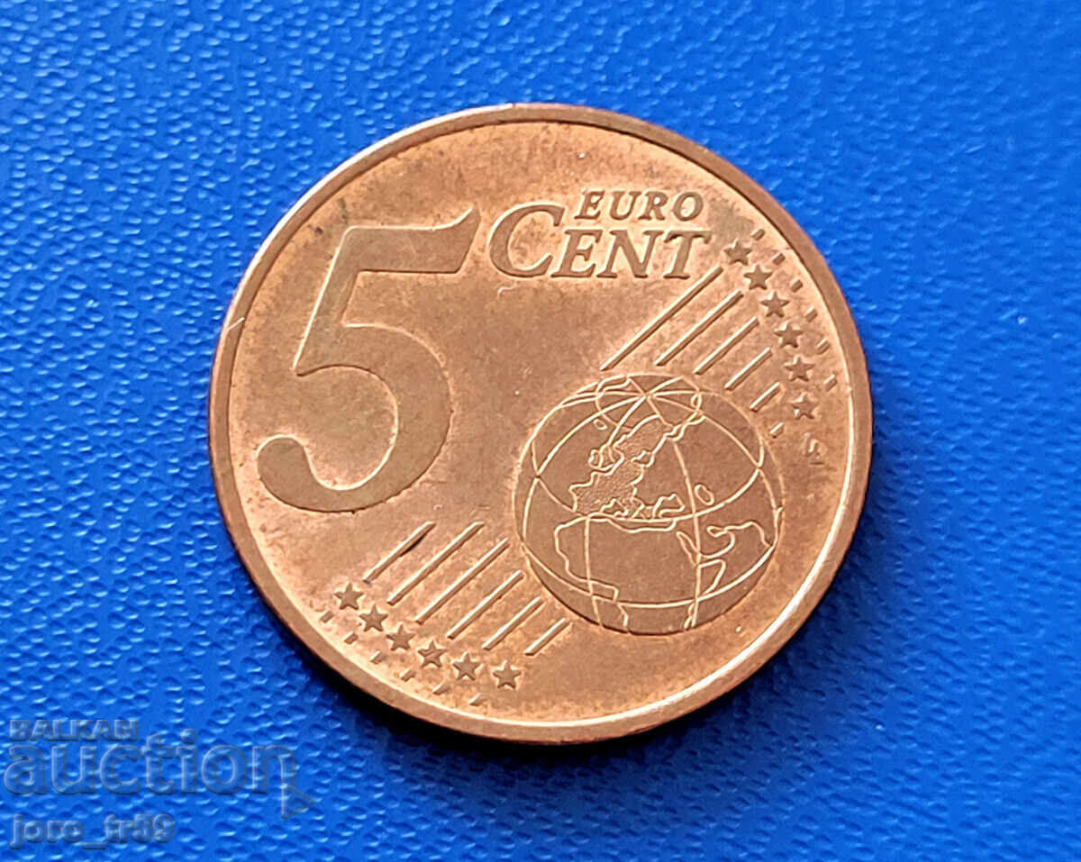 Германия 5 евроцента Euro cent 2021D с цена € 0.36 | 0.70 лв.
