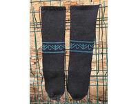 KNITTED SOCKS CALZONI WITH BEADS STRONG FOR COSTUME