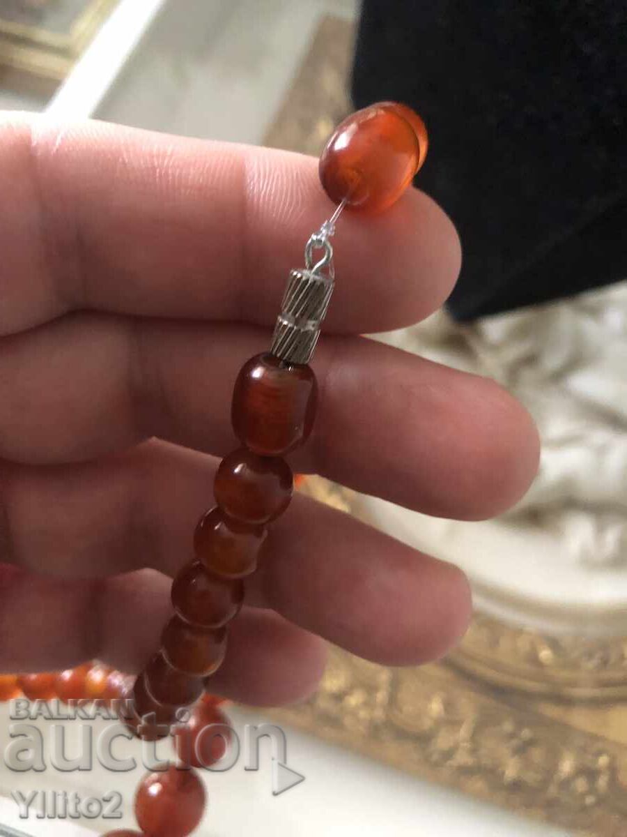 Κολιέ από κεχριμπάρι βακελίτη - 6