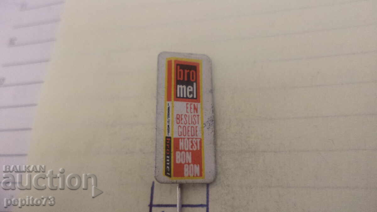 Licitație Znachka reklamna, Bromel, marka bomboane pentru tuse