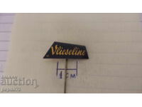 значка рекламна ,Vliseline,марка аксесоари за дрехи