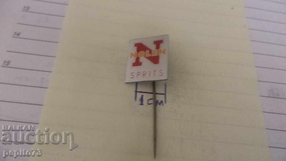 Licitație Insigna publicitară, Nolen, marcă de produse de patiserie și dulciuri