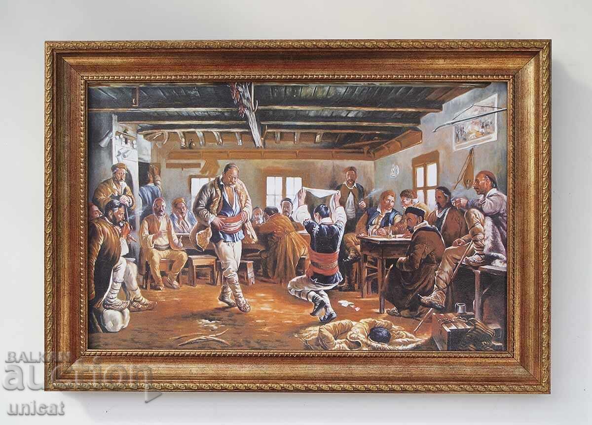 Ρατσενίτσα, Μερκβίτσκα, αναπαραγωγή, πίνακας, πλαισιωμένο