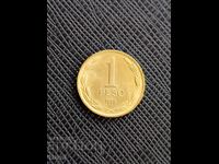 Chile 1 Peso, 1990