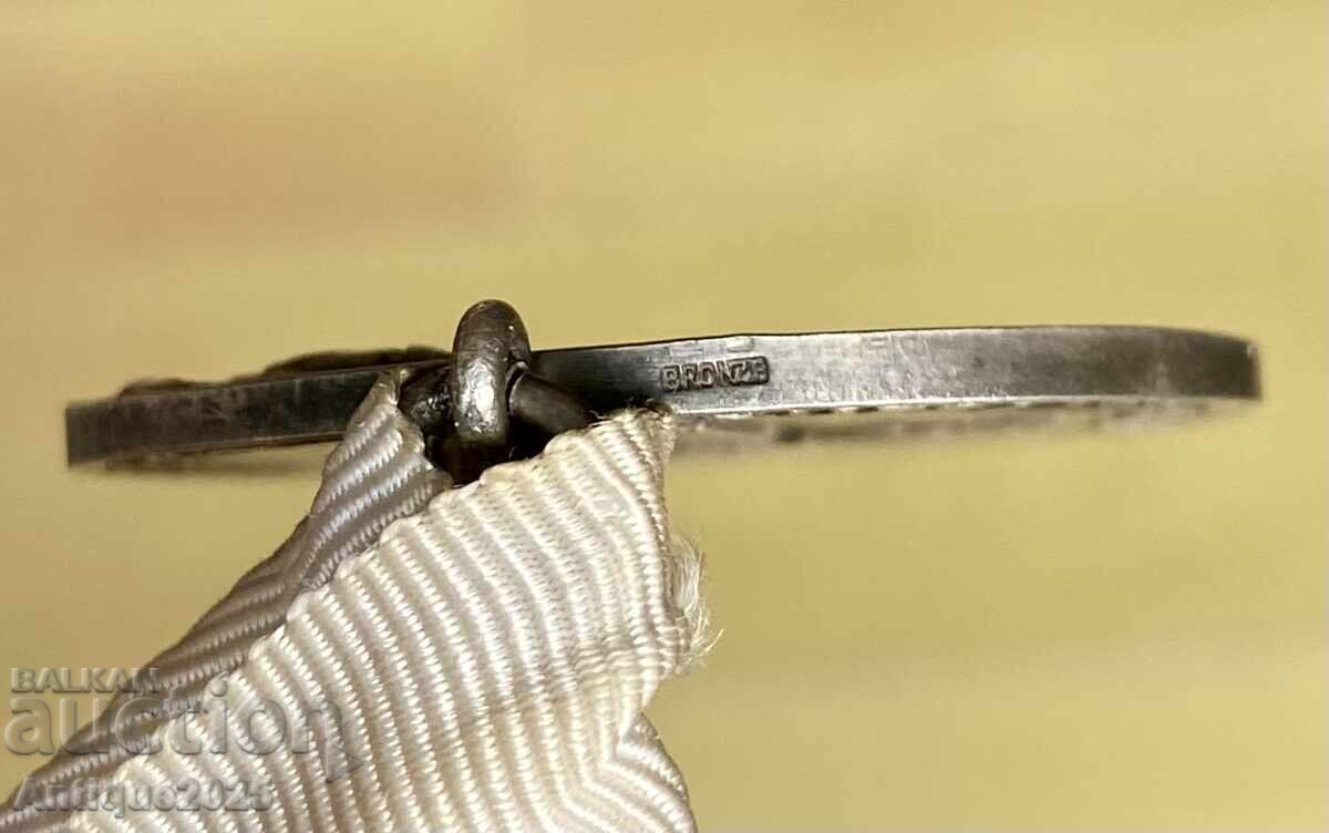 Licitație Medalie austriacă rară „25 de ani de loialitate”, Bronz argintat