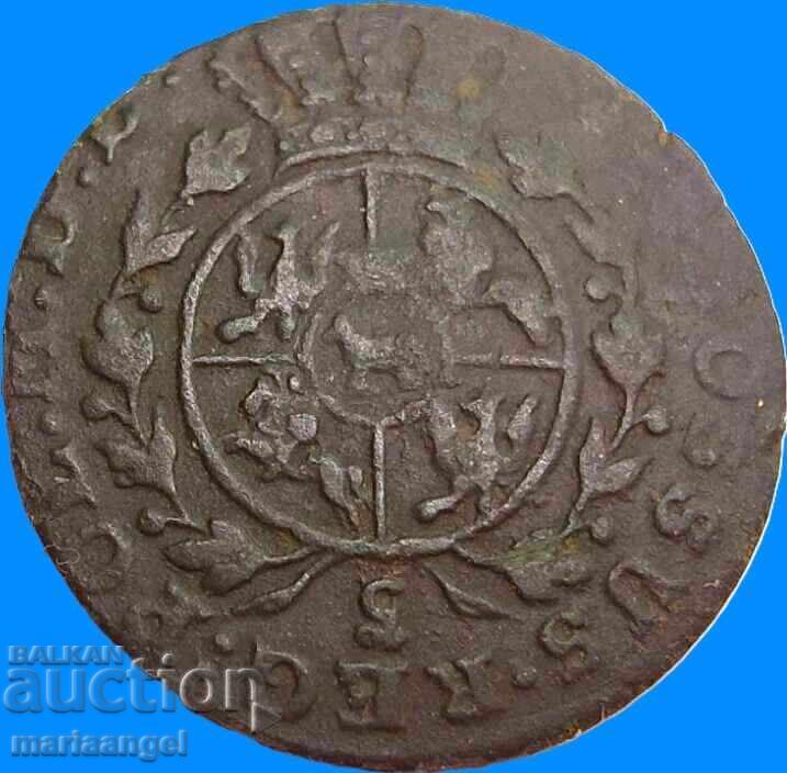 1 grosz 1768 Πολωνία Krakow Poniatowski - σπάνιο! - 6