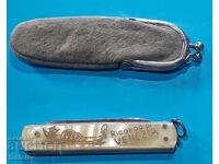 Cuțit de buzunar de lux cu mâner sidefat