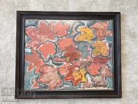 Ελαιογραφία "Εξπρεσιονιστικό τοπίο", 1960/70