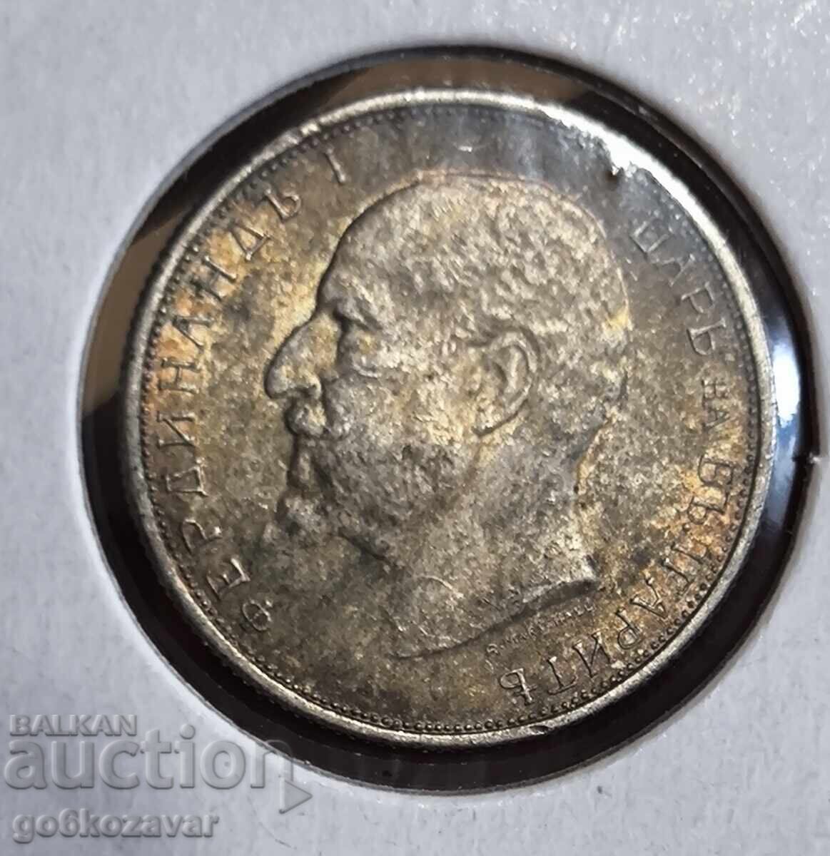 Bulgaria 50 st 1913 Argint! Patină Luciu, Colecție! cu preț € 30.00 | 58.67 BGN