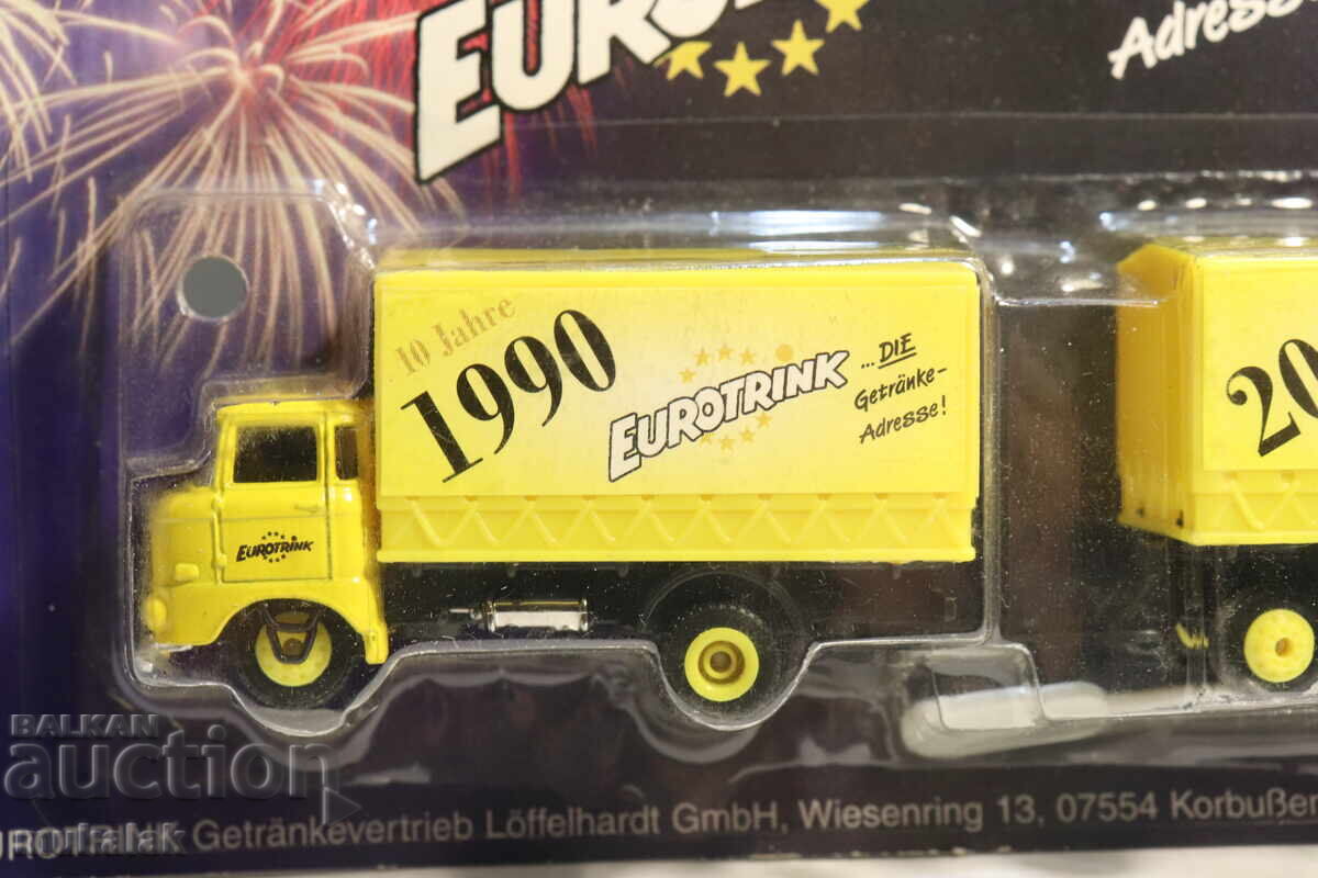 GRELL 1/ 87 H0 IFA CAMION TIR MODEL JUCĂRIE