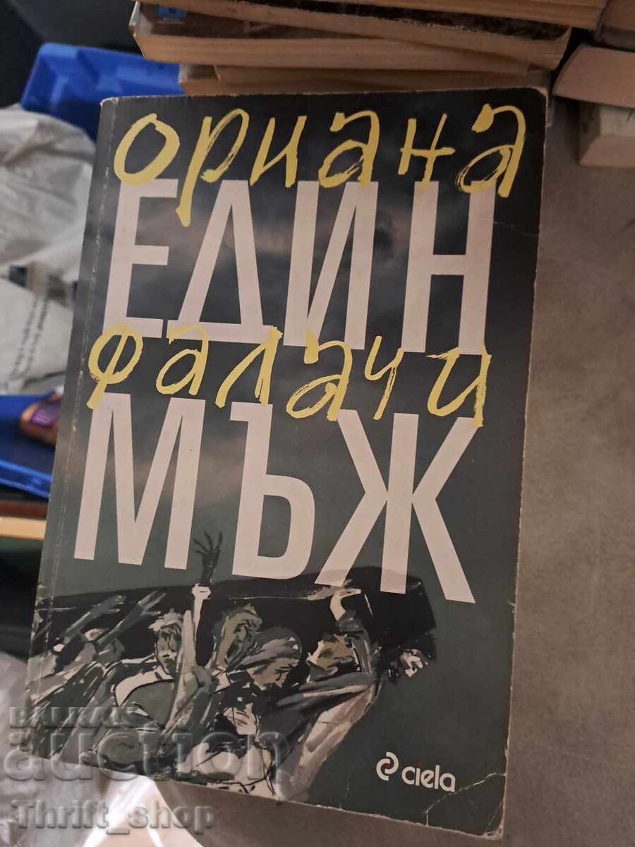 A man Oriana Fallaci