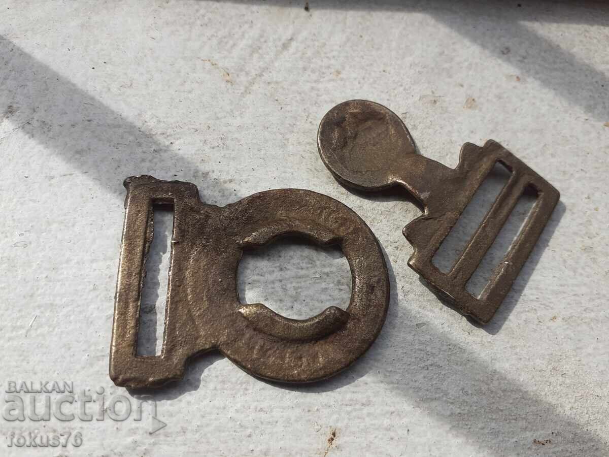 Livrarea Veche cataramă de curea din bronz