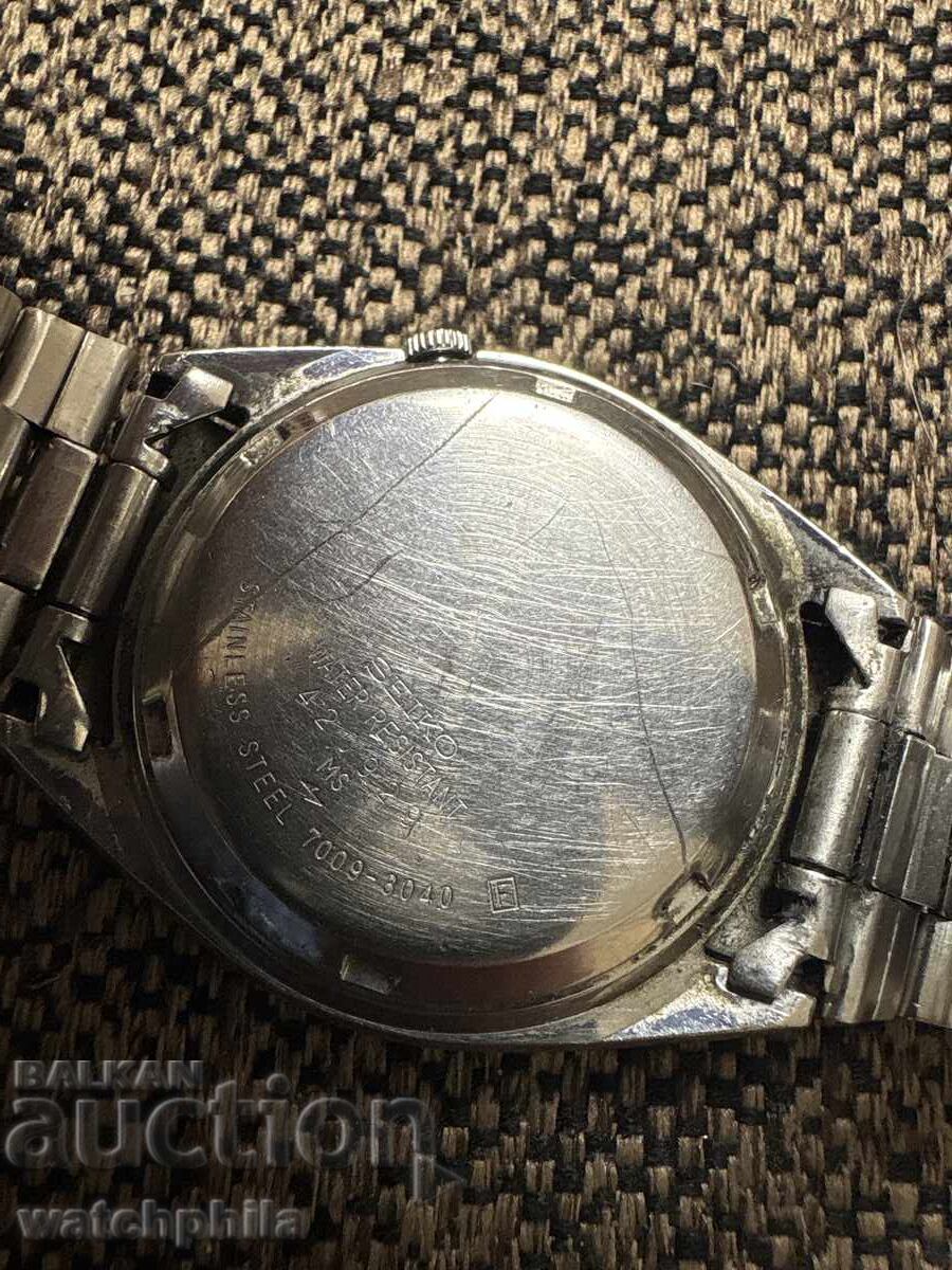 Seiko 5 Automatic мъжки часовник, работи. Рядък циферблат - 5