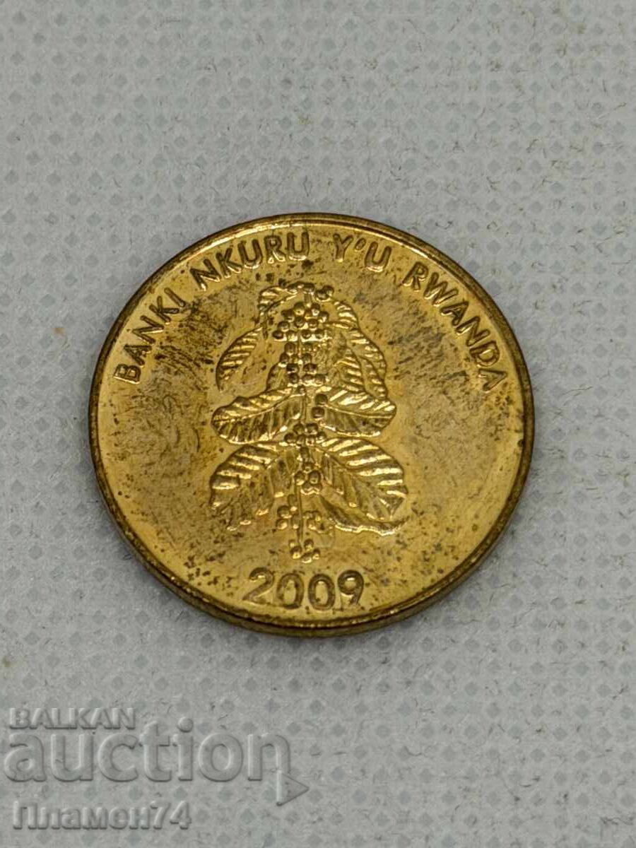 5 φράγκα 2009 Ρουάντα με τιμή € 2.00 | 3.91 BGN