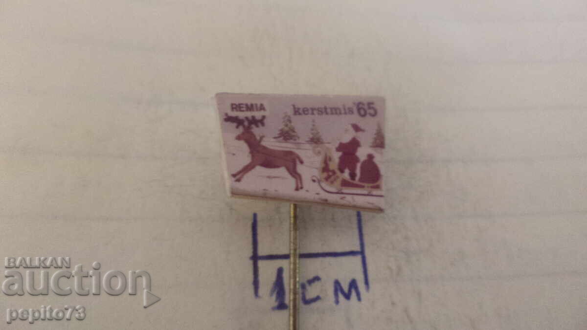 znachka reklamna ,Remia, marka margarin - Traducere: **Emblemă publicitară, Remia, marcă de margarină**