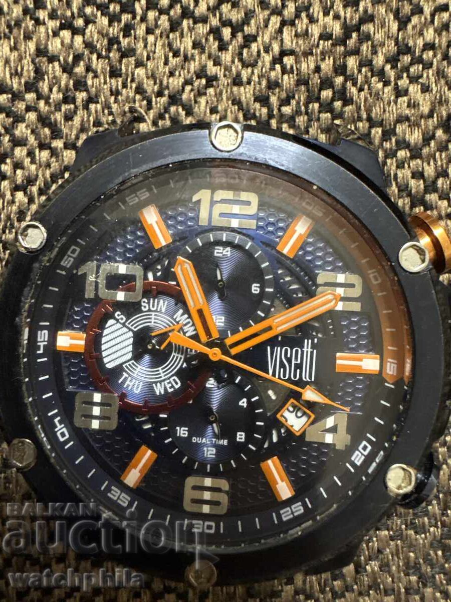 Delivery of Visetti Multifunction Men's Watch, Working. Rare Delivery of Visetti Multifunction Men's Watch, Working. Rare