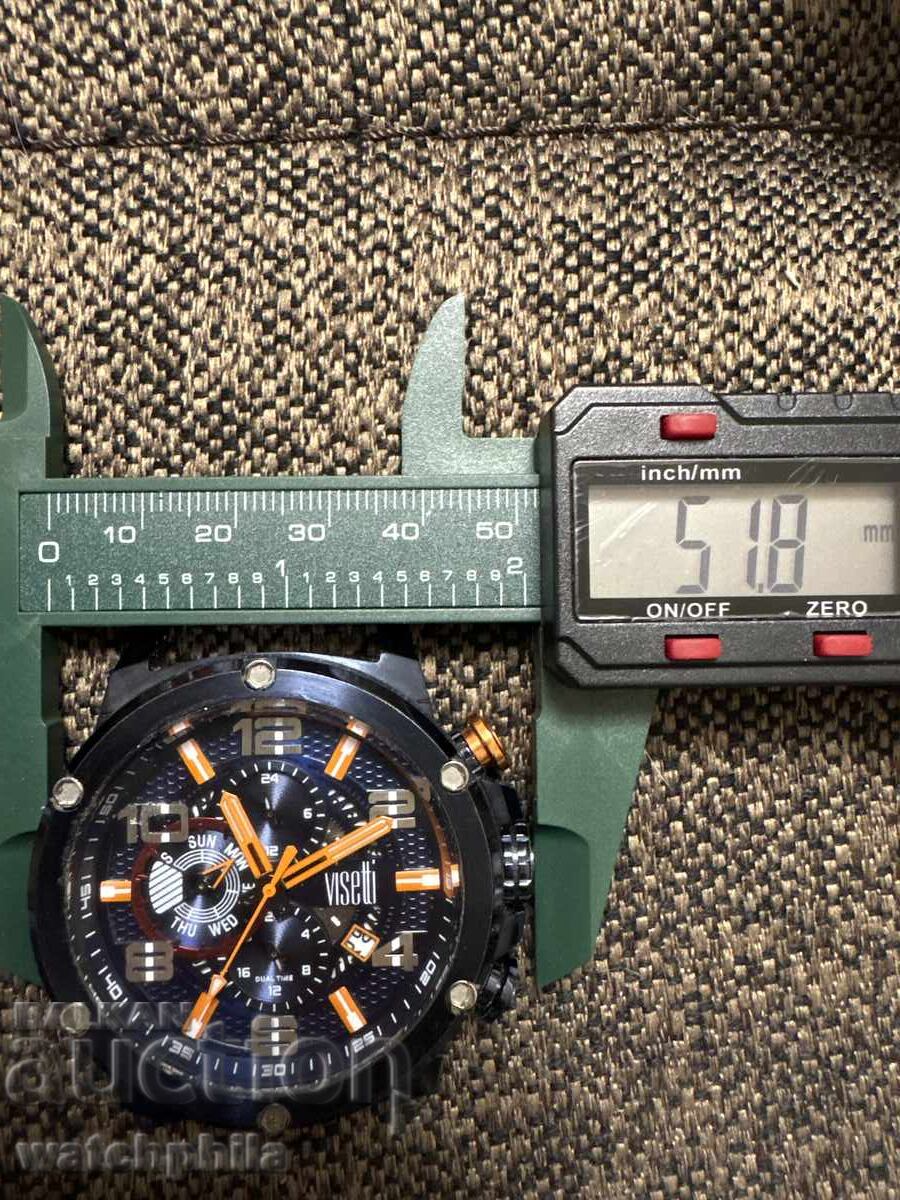 Visetti Multifunction Men's Watch, Working. Rare - 5 Visetti Multifunction Men's Watch, Working. Rare - 5