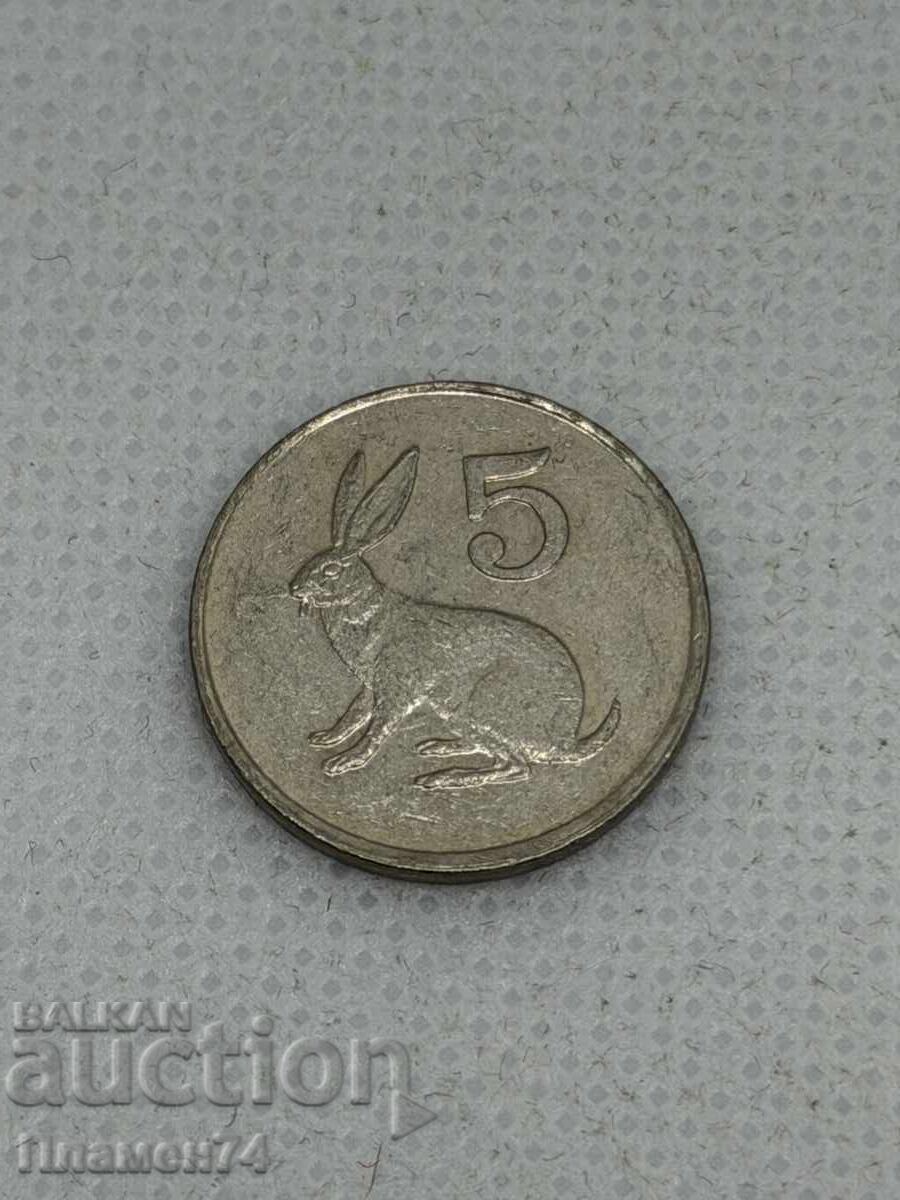 5 σεντ 1999 Ζιμπάμπουε 5 σεντ 1999 Ζιμπάμπουε