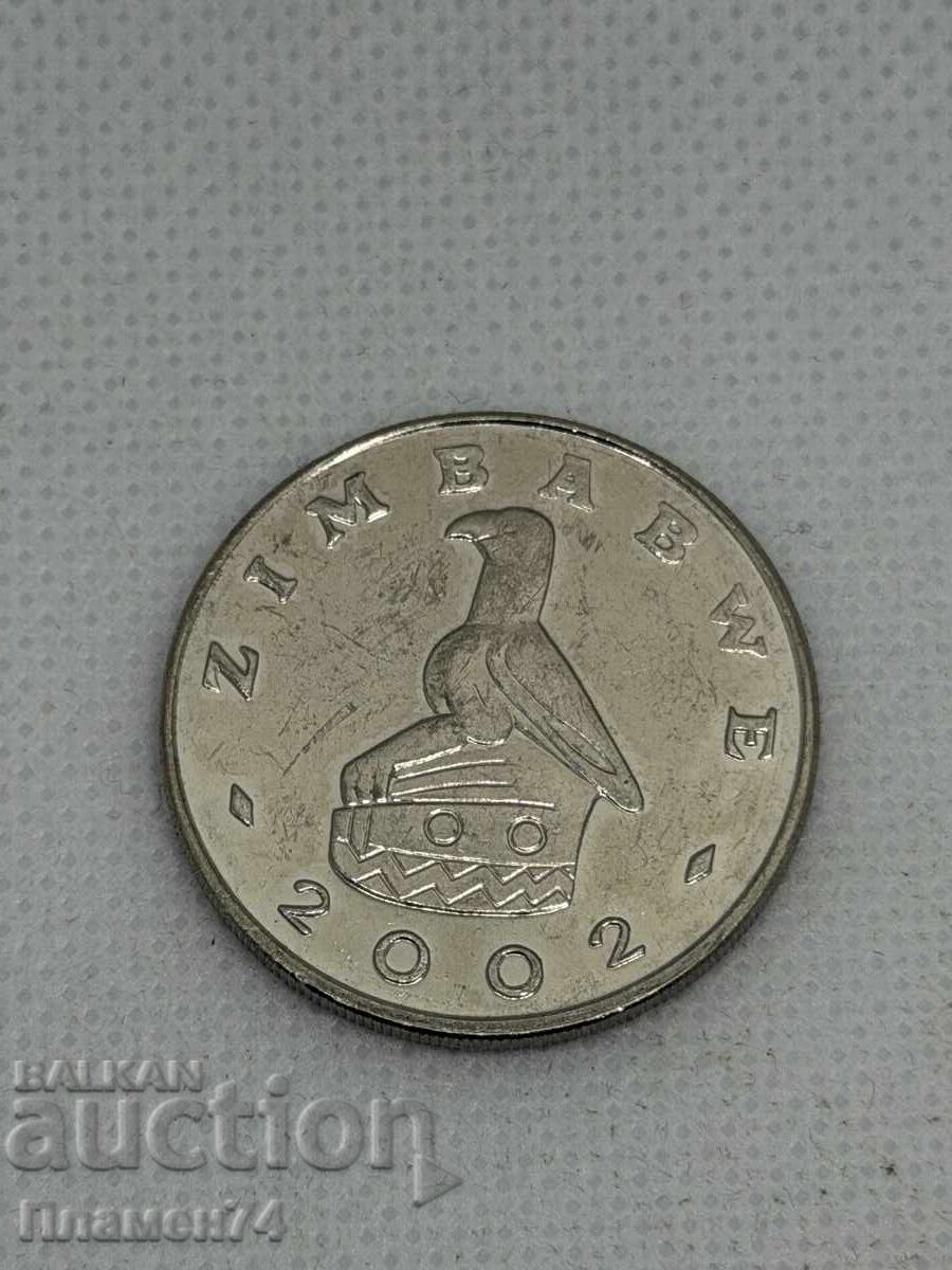 1 δολάριο 2002 Ζιμπάμπουε με τιμή € 2.00 | 3.91 BGN