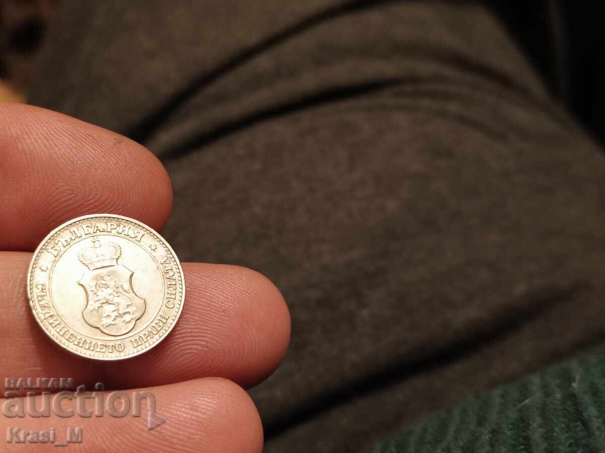 20 stotinki 1912g., MONEDĂ MINT, luciu complet de matriță, BZC - 5