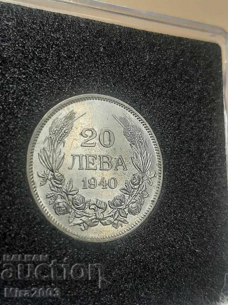 20 лева 1940г. с цена € 2.00 | 3.91 лв. 20 лева 1940г. с цена € 2.00 | 3.91 лв.