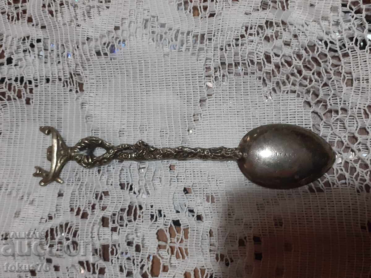 Veche linguriță antică de colecție mică Italia - N4 - 5 Veche linguriță antică de colecție mică Italia - N4 - 5