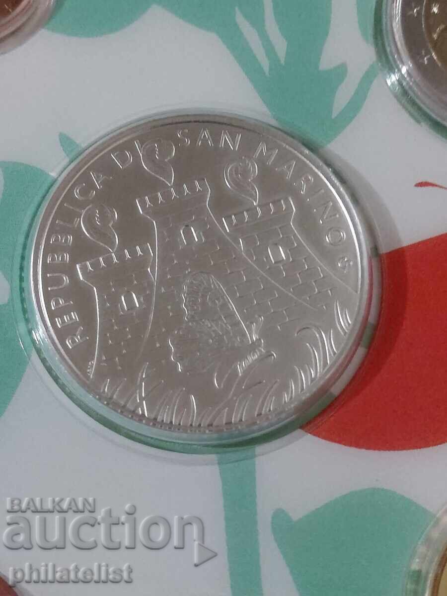 Livrarea San Marino 2024 – Set banca euro + 5 euro – BU Fluturi