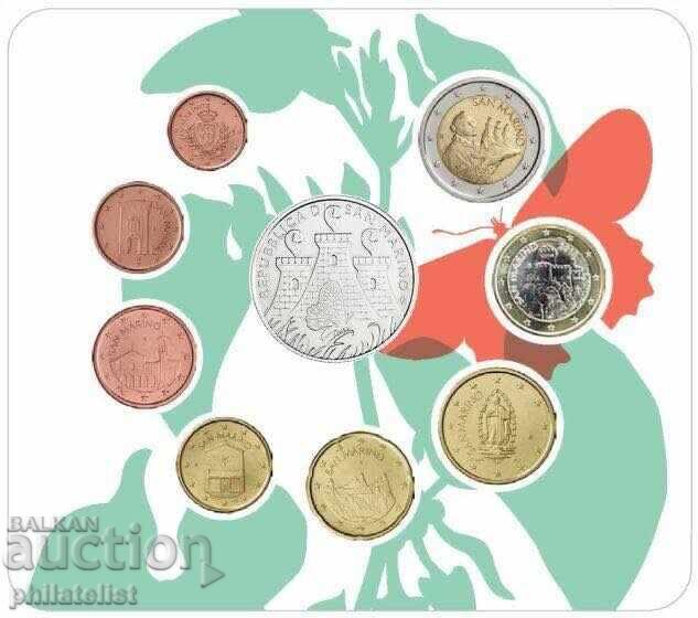 San Marino 2024 – Set banca euro + 5 euro – BU Fluturi - 6