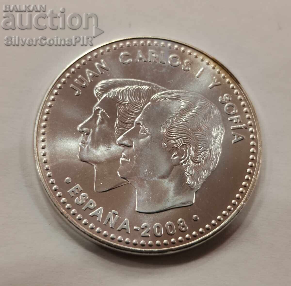 Доставка на Сребро 12 Еврo Година на Земята 2008 Испания