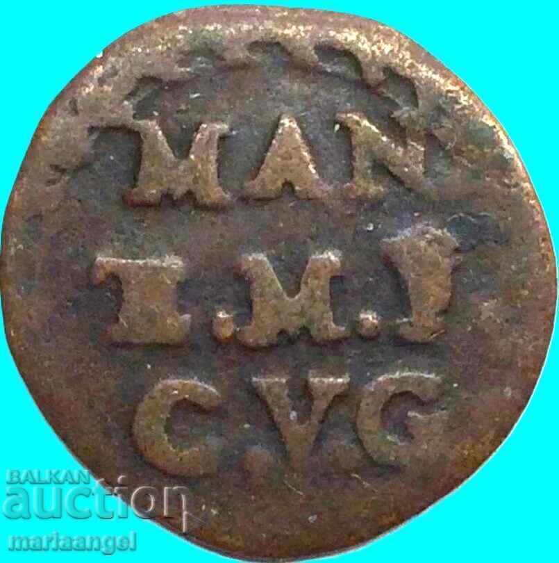 Mantua 1 soldo 1669-1707 Italia Ferdinando Gonzaga 22mm cupru - 5