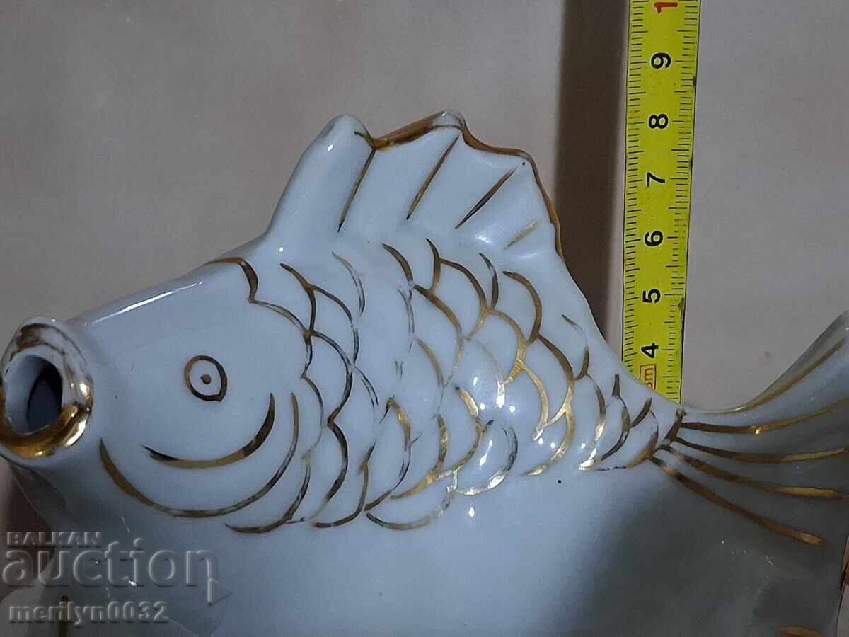 Пепелник с фигура риба от времето на соца 60-те год НРБ - 7