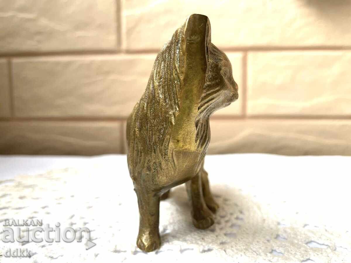 Livrarea Pisicuță de bronz / alamă / din Anglia Livrarea Pisicuță de bronz / alamă / din Anglia