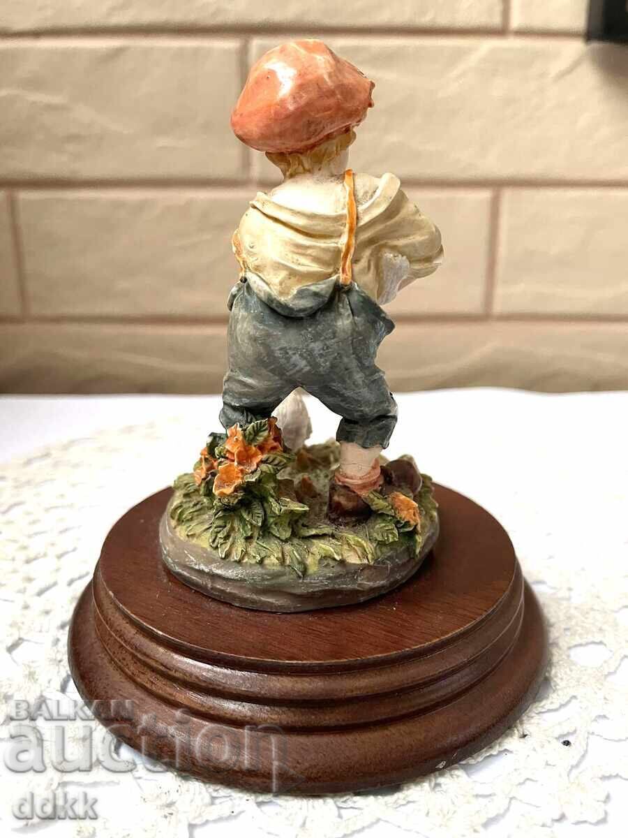 Statuetă frumoasă Leonardo din Anglia - băiat cu lebede - 6 Statuetă frumoasă Leonardo din Anglia - băiat cu lebede - 6